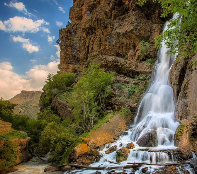 Ab Sefid Waterfall, Iran